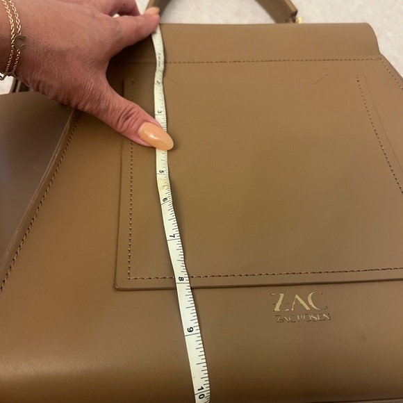 Zac Zac Posen Eartha Iconic large Top Handle – Camel/Tan Leather - Picture 7 of 17